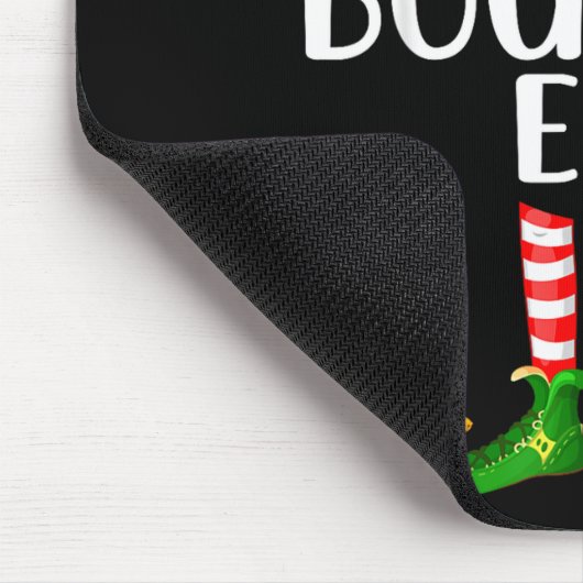 Funny The Bourbon Elf Matching Family Christmas Mousepad (Ecke)