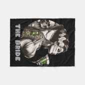 Funny the Bridge The Monster Frankenstein Spooky H Fleecedecke (Vorderseite (Horizontal))