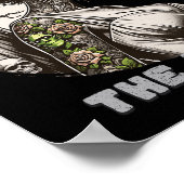 Funny the Bridge The Monster Frankenstein Spooky H Poster (Ecke)