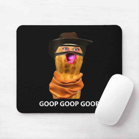 Funny The Burnt Peanut Goop Bungulator Tee Mousepad (Mit Mouse)