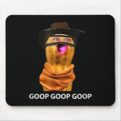Funny The Burnt Peanut Goop Bungulator Tee Mousepad (Vorne)