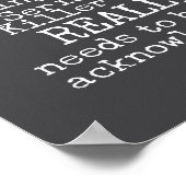 Funny The Effort I Put Into Not Being A Serial Kil Poster (Ecke)