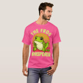 Funny the Frog Whisperer Funny Tree Frogs Niedlich T-Shirt (Vorne ganz)