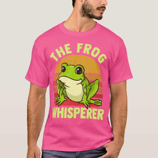 Funny the Frog Whisperer Funny Tree Frogs Niedlich T-Shirt (Vorderseite)