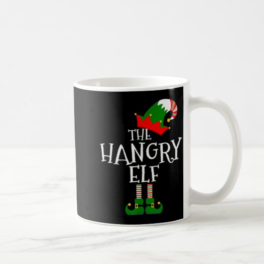 Funny The Hangry Elf Matching Family Group Gift Ch Kaffeetasse (Rechts)