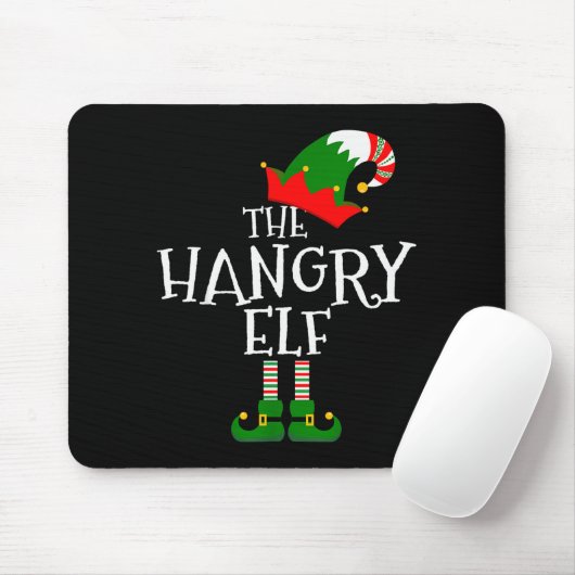 Funny The Hangry Elf Matching Family Group Gift Ch Mousepad (Mit Mouse)