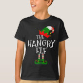 Funny The Hangry Elf Matching Family Group Gift Ch T-Shirt (Vorderseite)