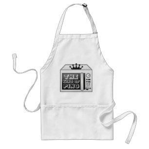 Funny the King of Ping Microwave Cooking Schürze