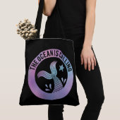 Funny The Ocean Is Calling Mermaid Quote Tasche (Von Nahem)