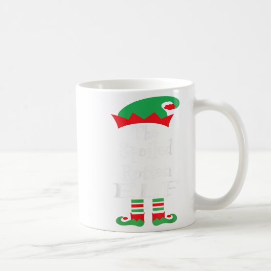 Funny The Siled Rotten Elf Shirt Weihnachten Match Kaffeetasse (Rechts)