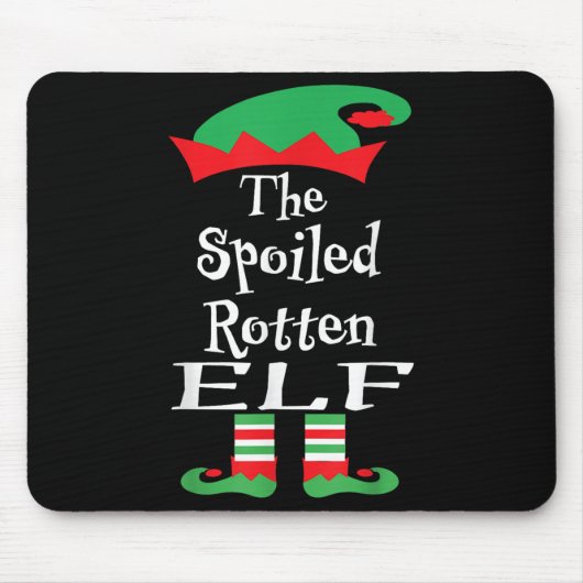Funny The Siled Rotten Elf Shirt Weihnachten Match Mousepad (Vorne)
