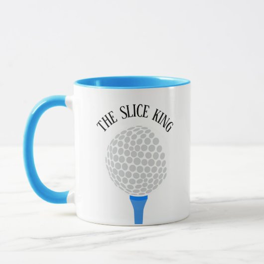 Funny the Slice King Golf Ball T-Shirt Tasse (Links)