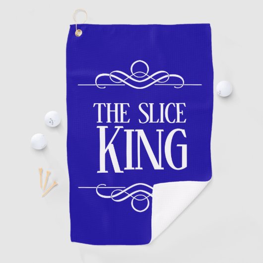 Funny the Slice King Golfhandtuch (Insitu)