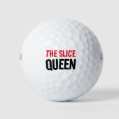 Funny the Slice Queen Golfball (Vorderseite)