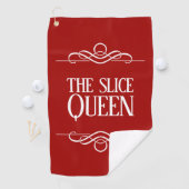 Funny the Slice Queen Golfhandtuch (Insitu)