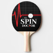 Funny the Spin Doctor Spritze Heartbeat Chart Tischtennis Schläger (Vorderseite)