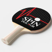 Funny the Spin Doctor Spritze Heartbeat Chart Tischtennis Schläger (Vorderseite)