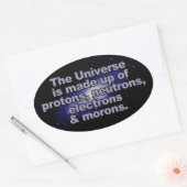 Funny "The Universe" Aufkleber (Umschlag)