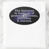Funny "The Universe" Aufkleber (Tasche)