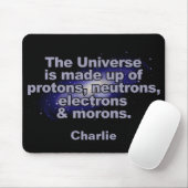 Funny "The Universe" individuelle Name Mousepad (Mit Mouse)