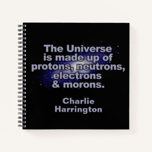 Funny "The Universe" individuelle Name Notebook Notizbuch