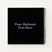 Funny "The Universe" individuelle Name Notebook Notizbuch (Rückseite)