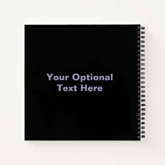 Funny "The Universe" individuelle Name Notebook Notizbuch (Rückseite)