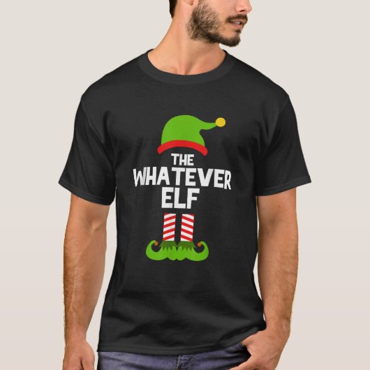 Funny The Whatever Elf Christmas Family Party Paja T-Shirt (Vorderseite)