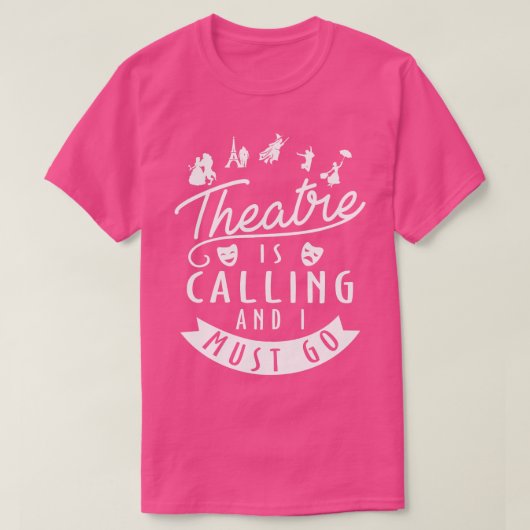 Funny Theater Geschenk T-Shirt (Design vorne)