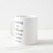 Funny Theater Tech Manager Director Humor Quote Kaffeetasse (Vorderseite Links)