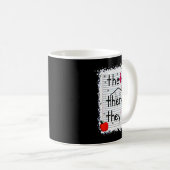 Funny Their There They Are Book English Grammar Te Kaffeetasse (VorderseiteRechts)
