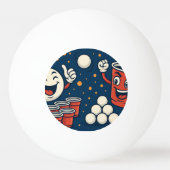 Funny Themed Tischtennisball (Vorderseite)
