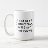 Funny Therapy Tasse Crazy Zitat Einfache Kaffee Cu (Links)