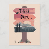 Funny There & Back waren da getan, dass Urlaub Postkarte (Vorderseite)