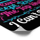 Funny There Is Nothing I Can't Do Except Reach The Poster (Ecke)