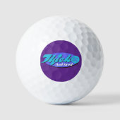 Funny Thick And Tired Mid-Century Titleist Pro V1 Golfball (Vorderseite)