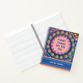 Funny Things, die mein Kind benutzerdefinierte Zei Notizblock (Innenseite)