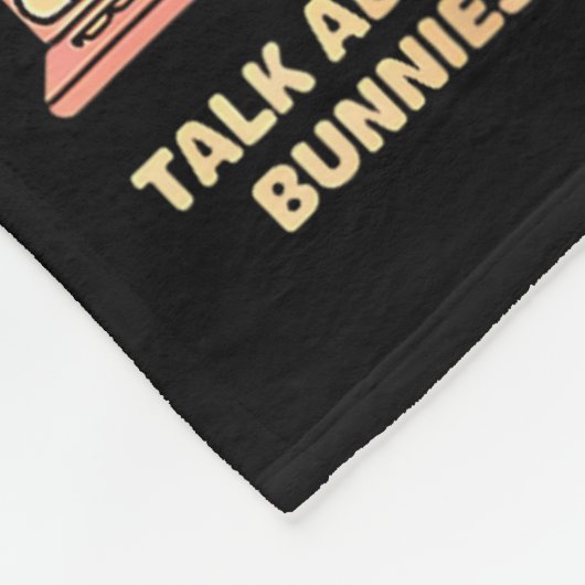 Funny Things I Do In My Spare Time Bunny Rabbit Gi Fleecedecke (Ecke)