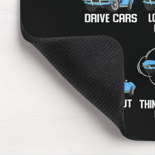 Funny Things I Do In My Spare Time Enthusiast Car Mousepad (Ecke)