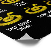 Funny Things I Do In My Spare Time Snake Animal Lo Poster (Ecke)