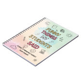 Funny Things, was meine Schüler gesagt Tagebuch (Linke Seite)