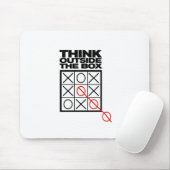 Funny Think außerhalb der Box Mousepad (Mit Mouse)