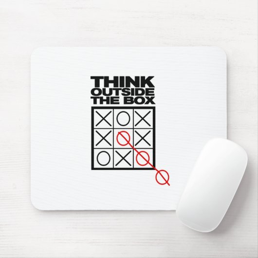 Funny Think außerhalb der Box Mousepad (Mit Mouse)