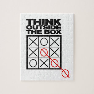 Funny Think außerhalb der Box Puzzle