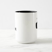 Funny think thunk outside idiot box tv television tasse (Zentrum)