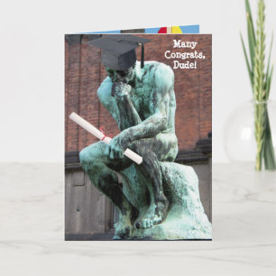 Funny Thinker Abschluss Karte