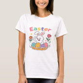 Funny Thinking Bunny 2025 - Ostervibes T-Shirt (Vorderseite)