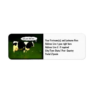 Funny Thinking Cow