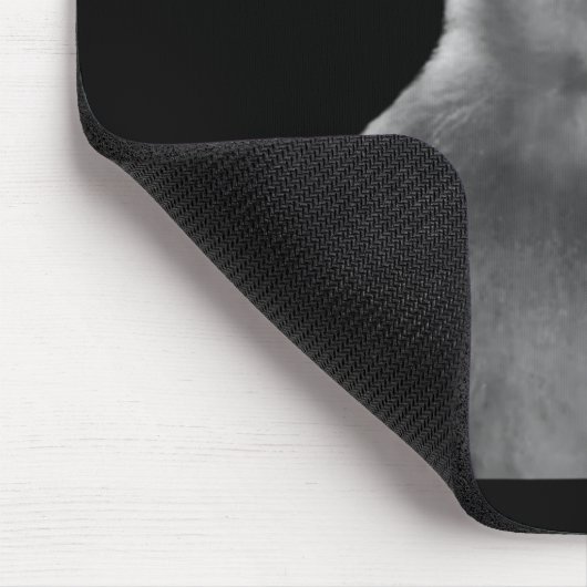 Funny Thinking Monkey Meme Curious Ape Brainrot  Mousepad (Ecke)