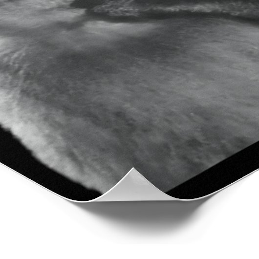 Funny Thinking Monkey Meme Curious Ape Brainrot  Poster (Ecke)